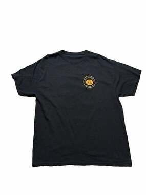 Simply Southern Black Pumpkin Logo Graphic T-Shirt Size L